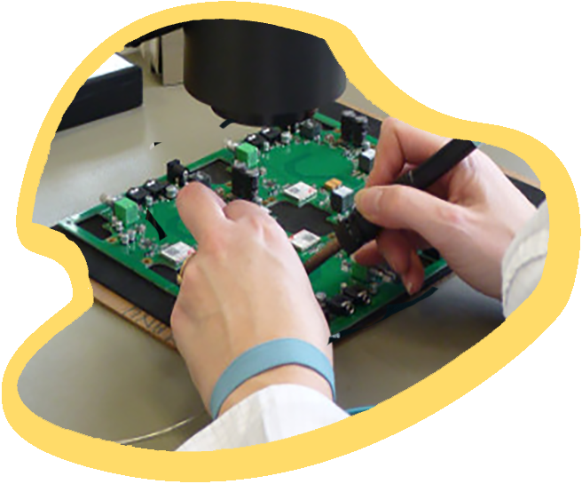 Two Girls working together